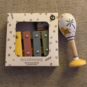 Xylophone new in box and matching rattle